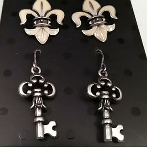 Boleyn 2-pack drop earrings Grace Adele